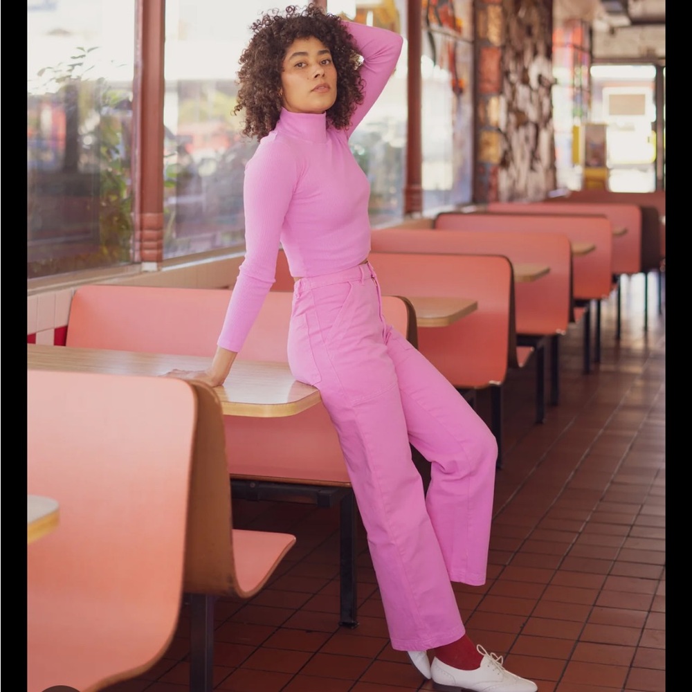 BIG BUD PRESS HOT PINK WORK PANTS